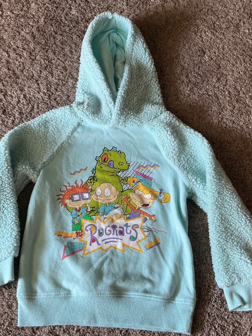 Rugrats Fleece Hoodie Youth Size Small 6/6X Used